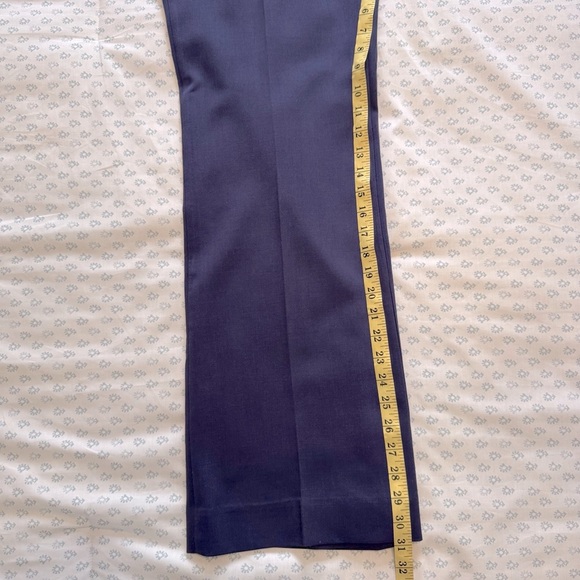 LOFT Julie Elegant Blue Straight Leg Woman’s  Pants - Picture 3 of 5